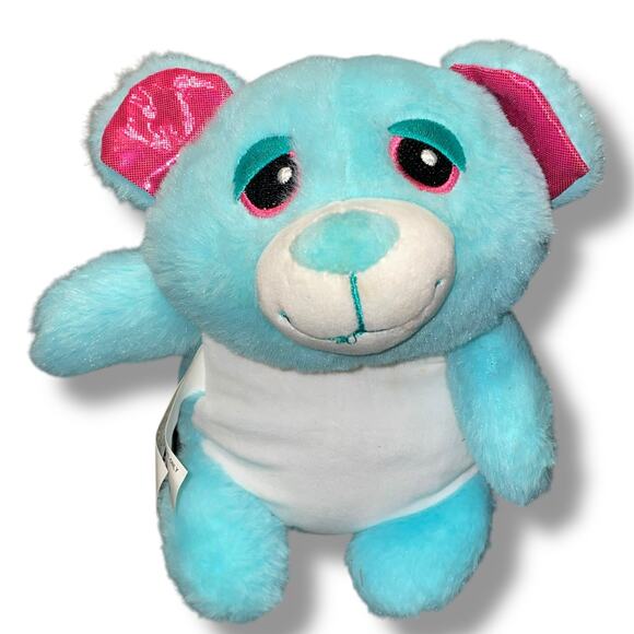 Cutetitos Cuddlitos Plush Bear Scented Heart Nursery Stuffed Animal Blue 10” - Picture 8 of 12